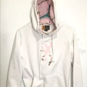 Browning white small hoodie